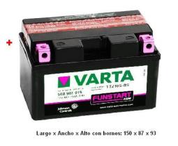 Baterias varta 50801 - FUNSTART FRESHPACK 12V(A51 4) 12N7-