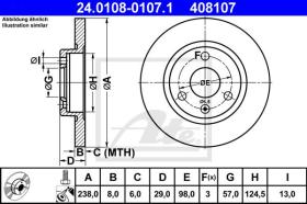  408107 - DISCO DE FRENO CITROEN AX (86-98)