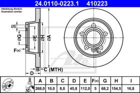  410223 - DISCO DE FRENO FORD GALAXY I (95-06
