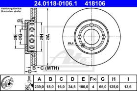  418106 - DISCO DE FRENO SEAT/VOLKS(6H) (97-