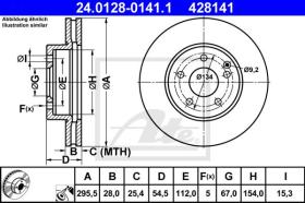  428141 - DISCO DE FRENO MERCEDES BENZ E-KLAS
