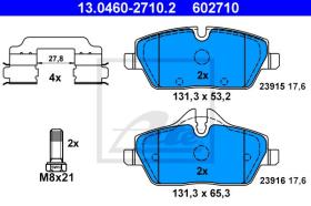 ATE 602710 - JGO. PASTILLAS BMW 1ER REIHE/E81/E8