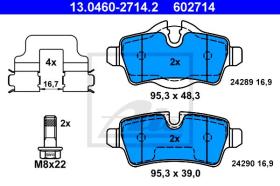  602714 - JGO. PASTILLAS MINI R55 CLUBMAN (07