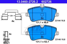  602726 - JGO. PASTILLAS MERCEDES BENZ C-KLAS