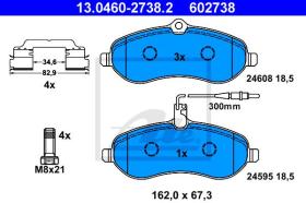  602738 - JGO. PASTILLAS CITROEN JUMPY (07-)