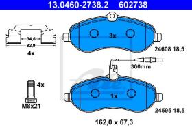 ATE 602738 - JGO. PASTILLAS CITROEN JUMPY (07-)