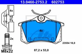 ATE 602753 - JGO.PAST.RENAULT GRAND SCENIC(JZ_)(