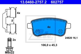  602757 - PAST.FRENO RENAULT GRAND SCENIC (JZ