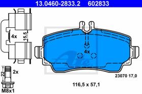  602833 - JGO. PASTILLAS MERCEDES BENZ A-KLAS
