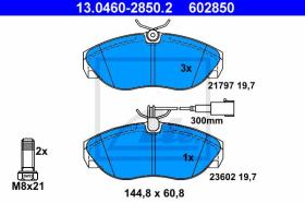  602850 - JGO. PASTILLAS CITROEN JUMPER BUS (
