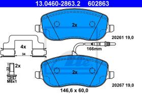  602863 - JGO. PASTILLAS CITROEN C8/807