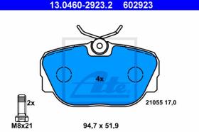  602923 - JGO. PASTILLAS MERCEDES BENZ (W201)
