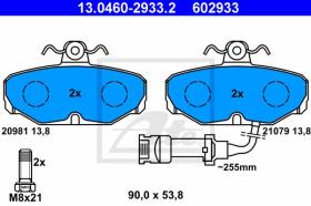 ATE 602933 - JGO. PASTILLAS FORD SCORPIO / GRANA