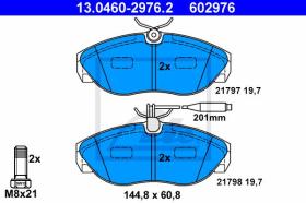 602976 - JGO. PASTILLAS CITROEN JUMPER BUS (