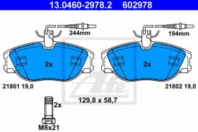 ATE 602978 - JGO. PASTILLAS CITROEN EVASION (94-