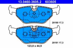 ATE 603605 - JGO. PASTILLAS BMW 3ER REIHE/E36 (9