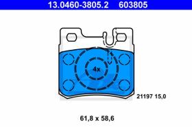  603805 - JGO. PASTILLAS MERCEDES BENZ (W201)