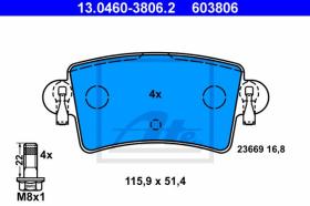  603806 - JGO. PASTILLAS NISSAN INTERSTAR (X7