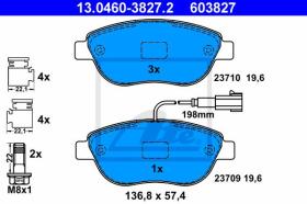  603827 - JGO. PASTILLAS CITROEN NEMO (08-)