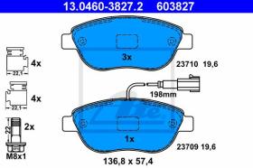 ATE 603827 - JGO. PASTILLAS CITROEN NEMO (08-)