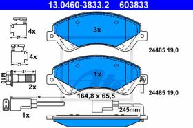  603833 - JGO. PASTILLAS FORD TRANSIT (06-)