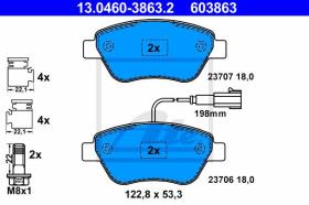  603863 - JGO.PASTILLAS ALFA ROMEO MITO(08-)