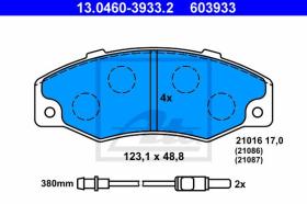 ATE 603933 - JGO. PASTILLAS RENAULT R21 LIMOUSIN