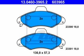 ATE 603965 - JGO. PASTILLAS FORD ESCORT / ORION