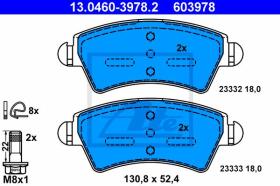  603978 - JGO. PASTILLAS CITROEN/PEUGEOT