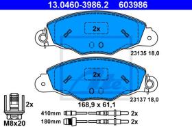 ATE 603986 - JGO. PASTILLAS CITROEN XANTIA (X1)