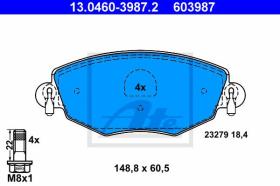 ATE 603987 - JGO. PASTILLAS FORD MONDEO III (01-