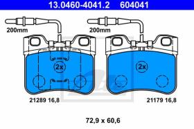  604041 - JGO. PASTILLAS CITROEN AX (86-98)