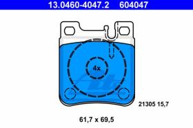  604047 - JGO. PASTILLAS CHRYSLER CROSSFIRE C