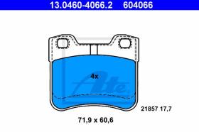 ATE 604066 - JGO. PASTILLAS CITROEN SAXO (96-04)