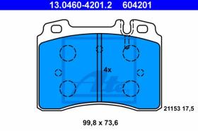  604201 - JGO. PASTILLAS MERCEDES BENZ (W201)