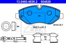  604826 - JGO. PASTILLAS MERCEDES BENZ TRANSP
