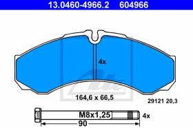  604966 - JGO. PASTILLAS IVECO DAILY I  / GRI