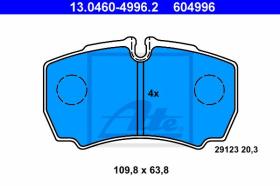 ATE 604996 - JGO. PASTILLAS IVECO DAILY II (99-0