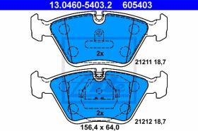 ATE 605403 - JGO. PASTILLAS AUDI 100 (83-90)