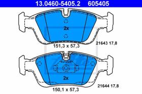 ATE 605405 - JGO. PASTILLAS BMW 3ER REIHE/E36 (9