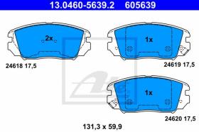 ATE 605639 - JGO.PAST.HYUNDAI GRANDEUR (05-)