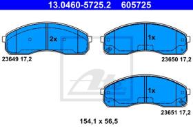 ATE 605725 - JGO.PASTILLAS KIA CARNIVAL II(01-06