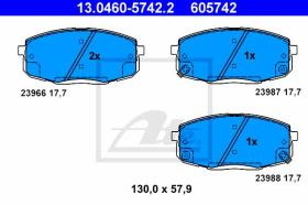  605742 - JGO. PASTILLAS HYUNDAI