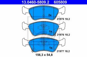 ATE 605809 - JGO. PASTILLAS TOYOTA AVENSIS (97-0