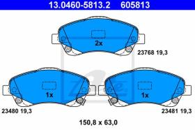 ATE 605813 - JGO. PASTILLAS TOYOTA AVENSIS (03-0