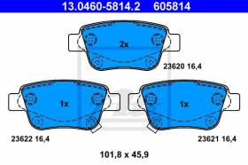 ATE 605814 - JGO. PASTILLAS TOYOTA AVENSIS (03-0