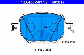  605817 - JGO. PASTILLAS TOYOTA CELICA (99-05