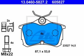  605827 - JGO. PASTILLAS HONDA ACCORD (98-02)