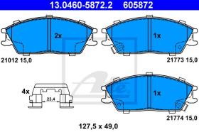 ATE 605872 - JGO. PASTILLAS HYUNDAI