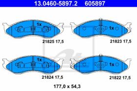  605897 - JGO. PASTILLAS KIA/JEEP
